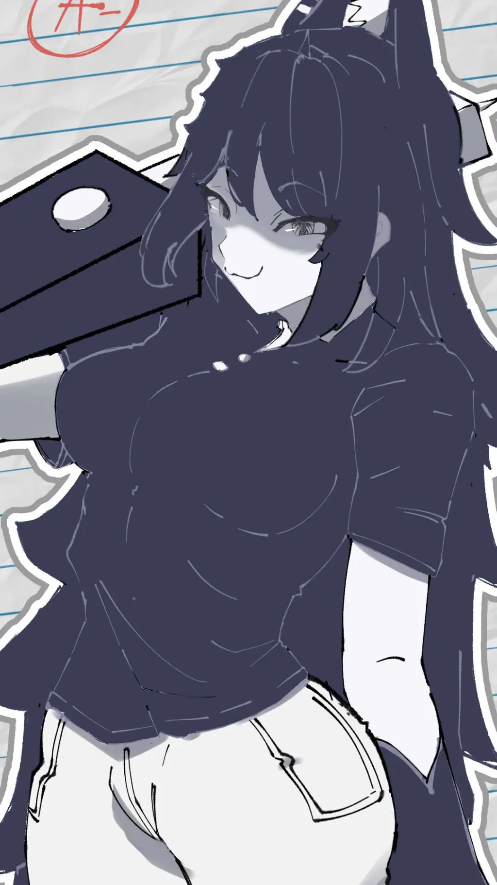 ai character: Miss Circle  background