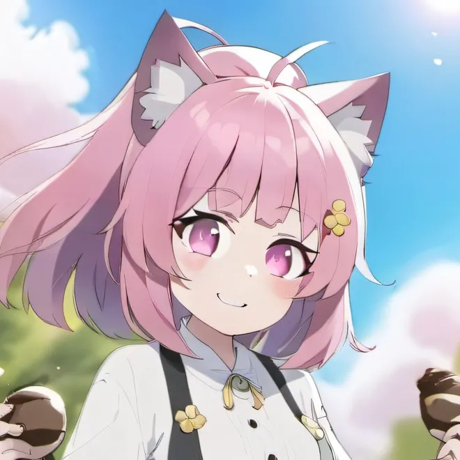 chat with ai character: Kirby(Neko 2)