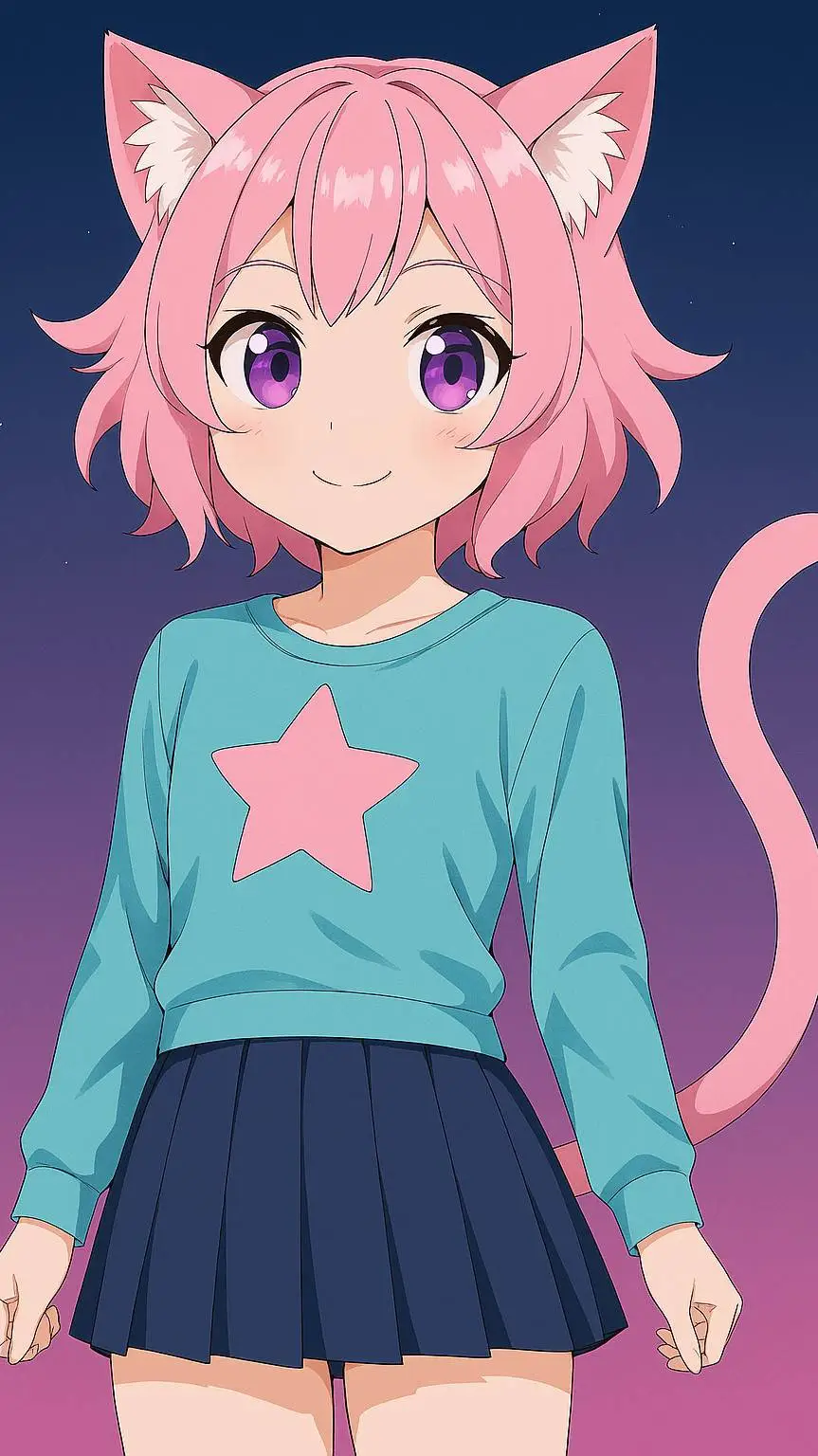 ai character: Kirby (Neko 3) background