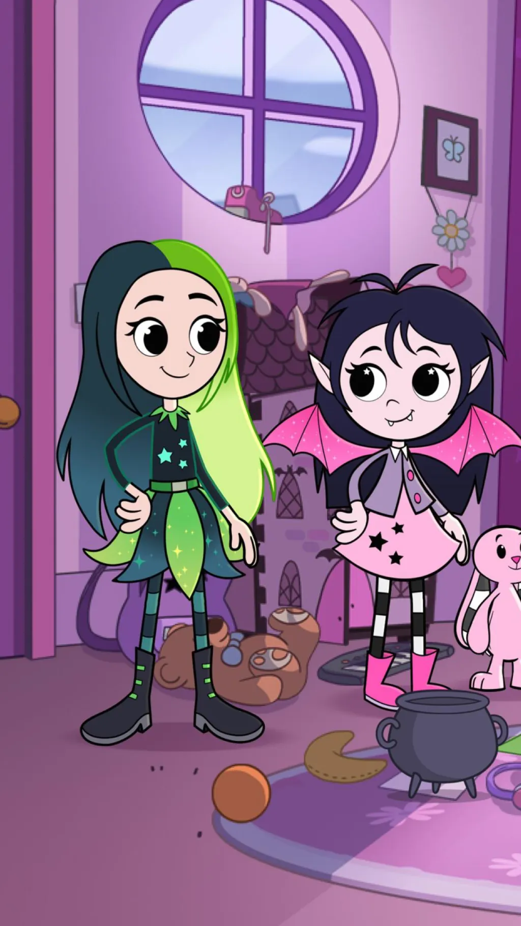 ai character: Isadora moon  background