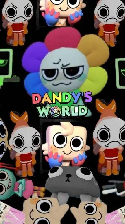 ai character: Dandys world background