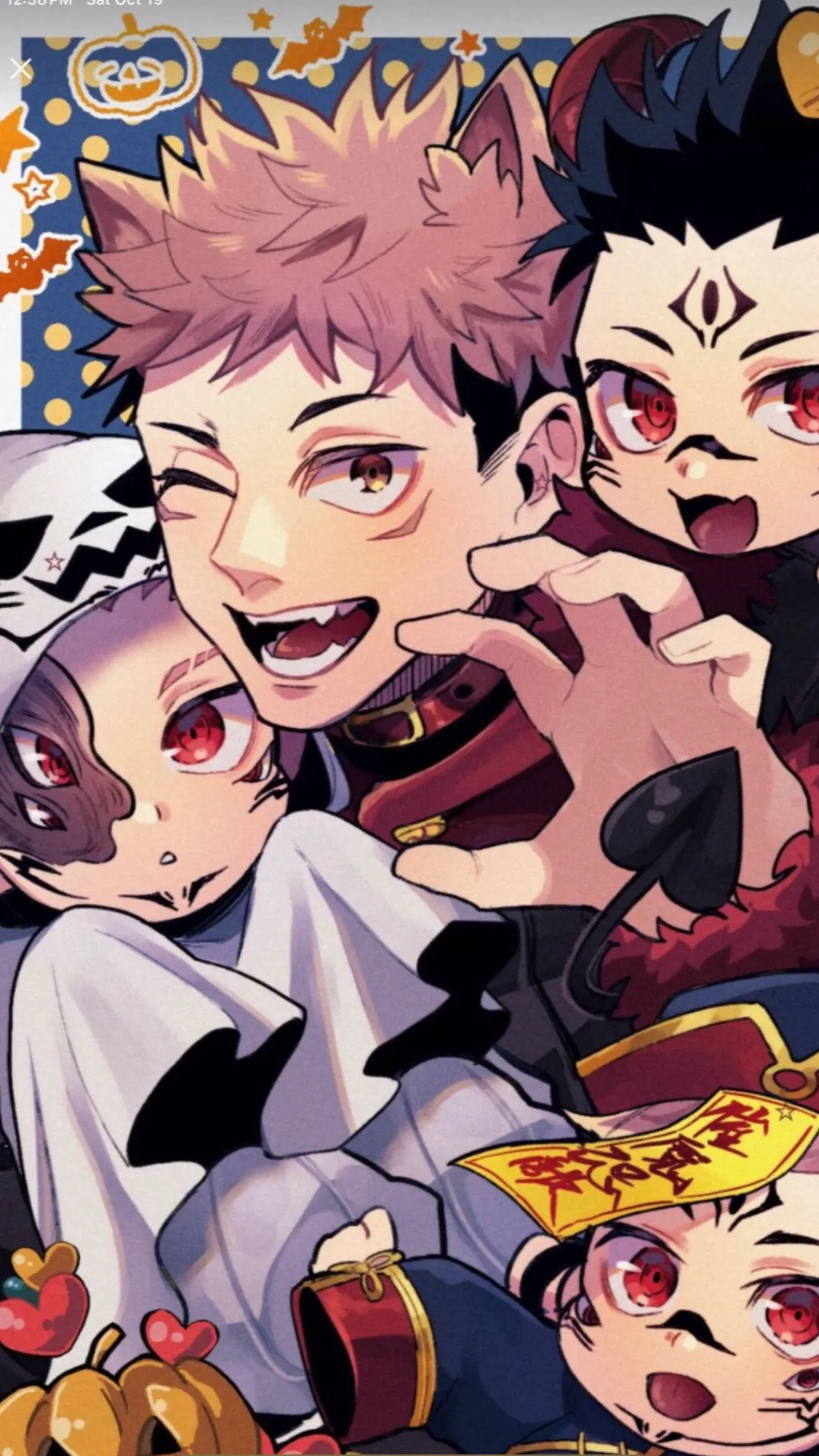 ai character: JJK HALLOWEEN🎃  background