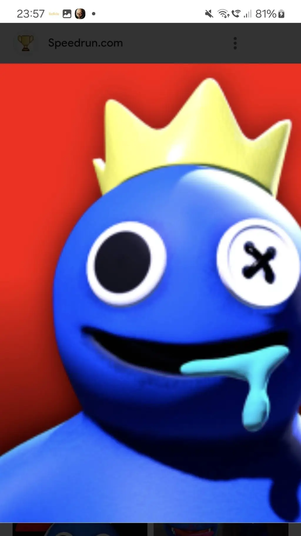 ai character: blue background
