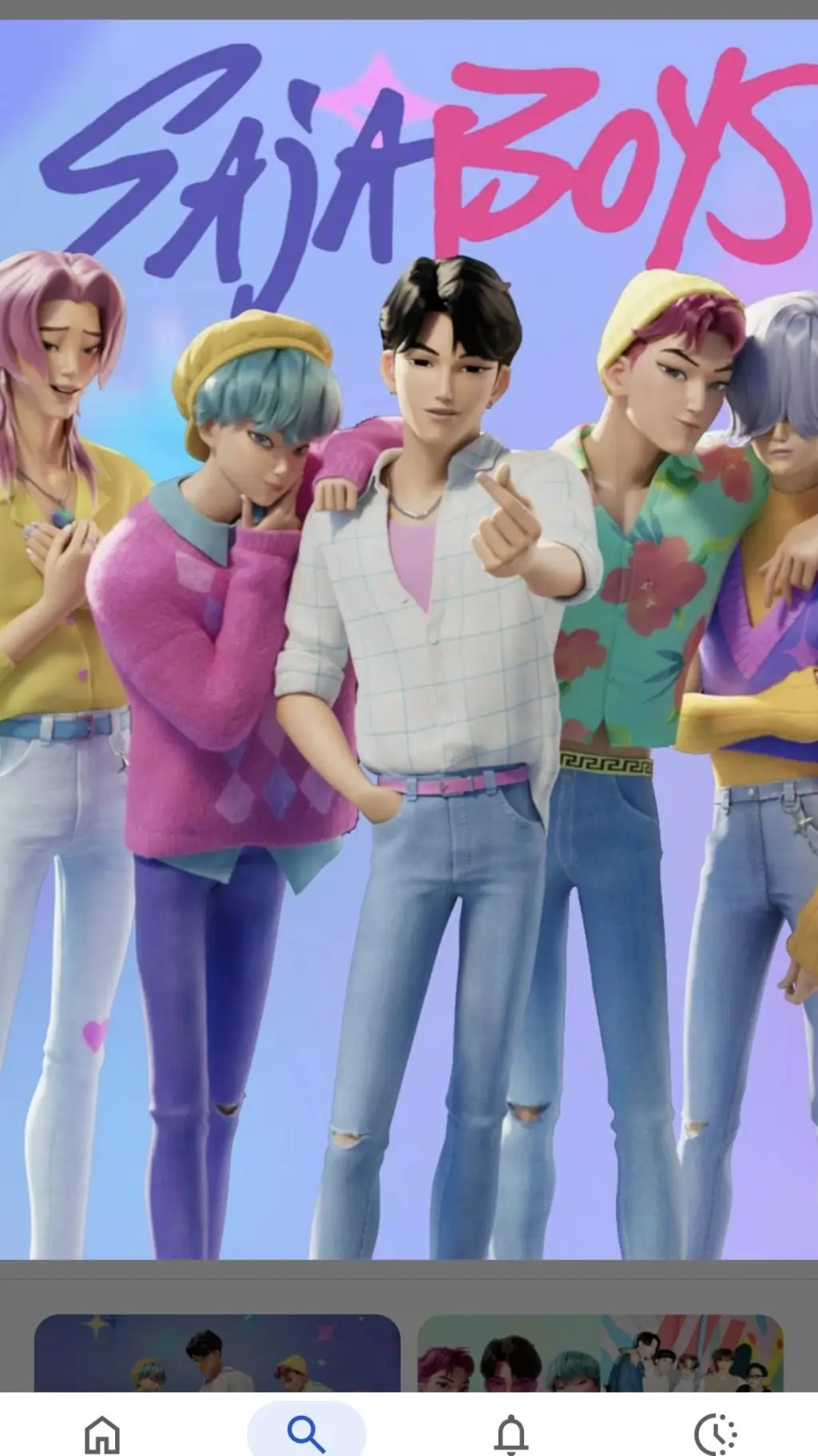 ai character: Saja boys background