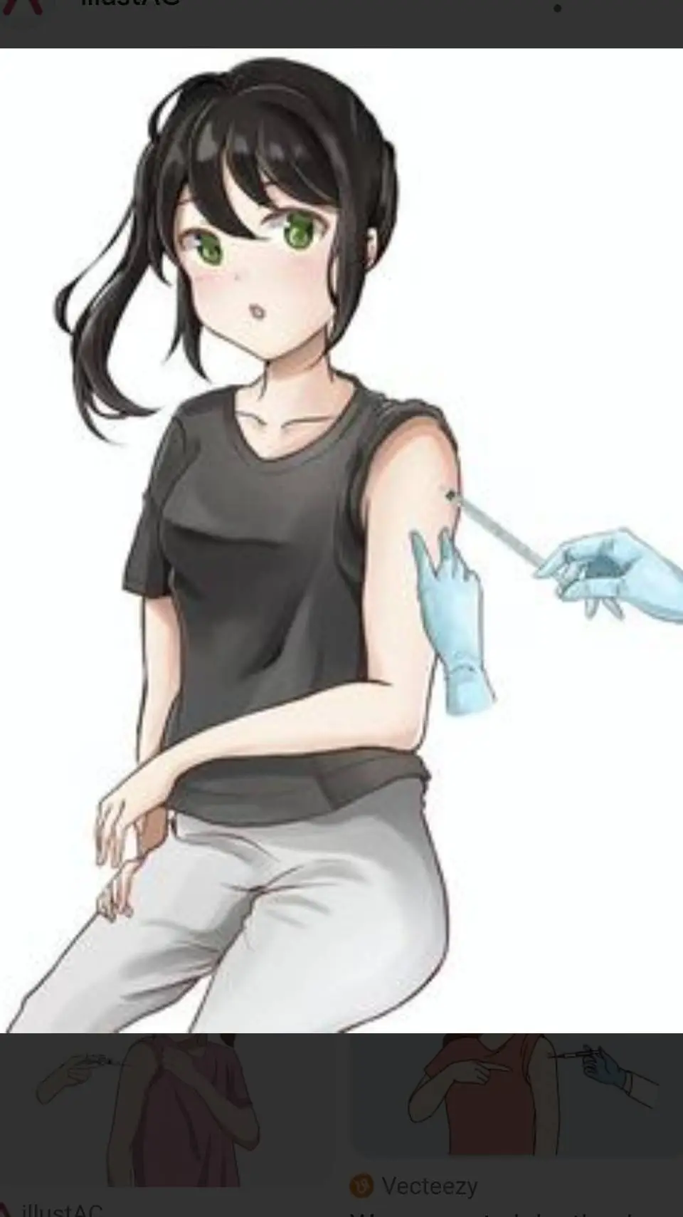ai character: Vaccines background