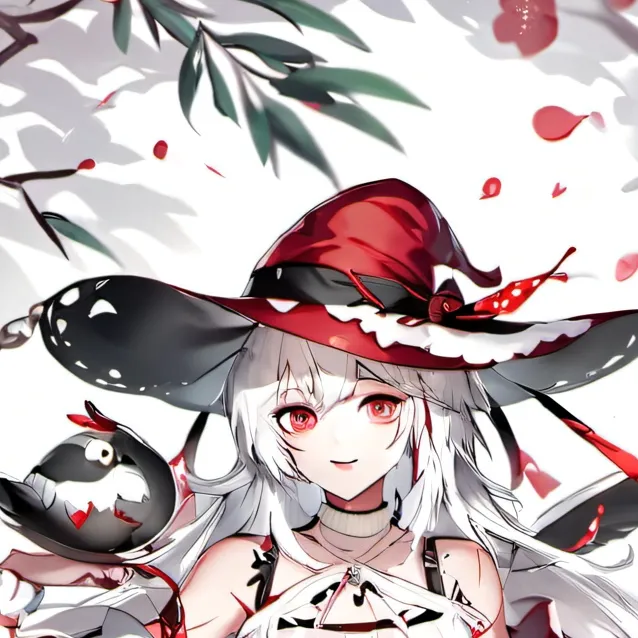 chat with ai character: Red girl