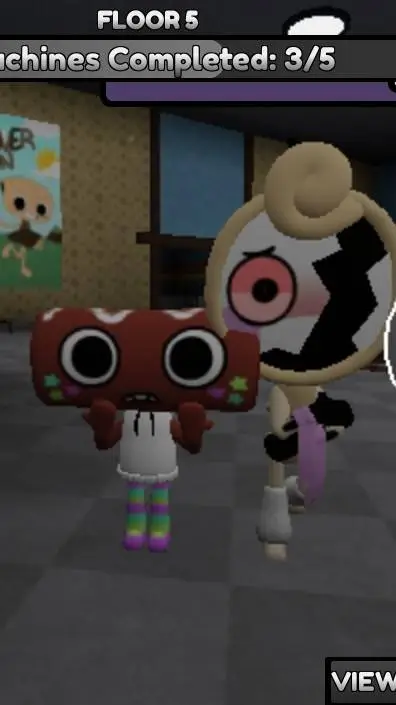 ai character: freaky mirror background