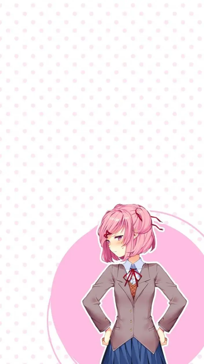 ai character: Gassy natsuki background
