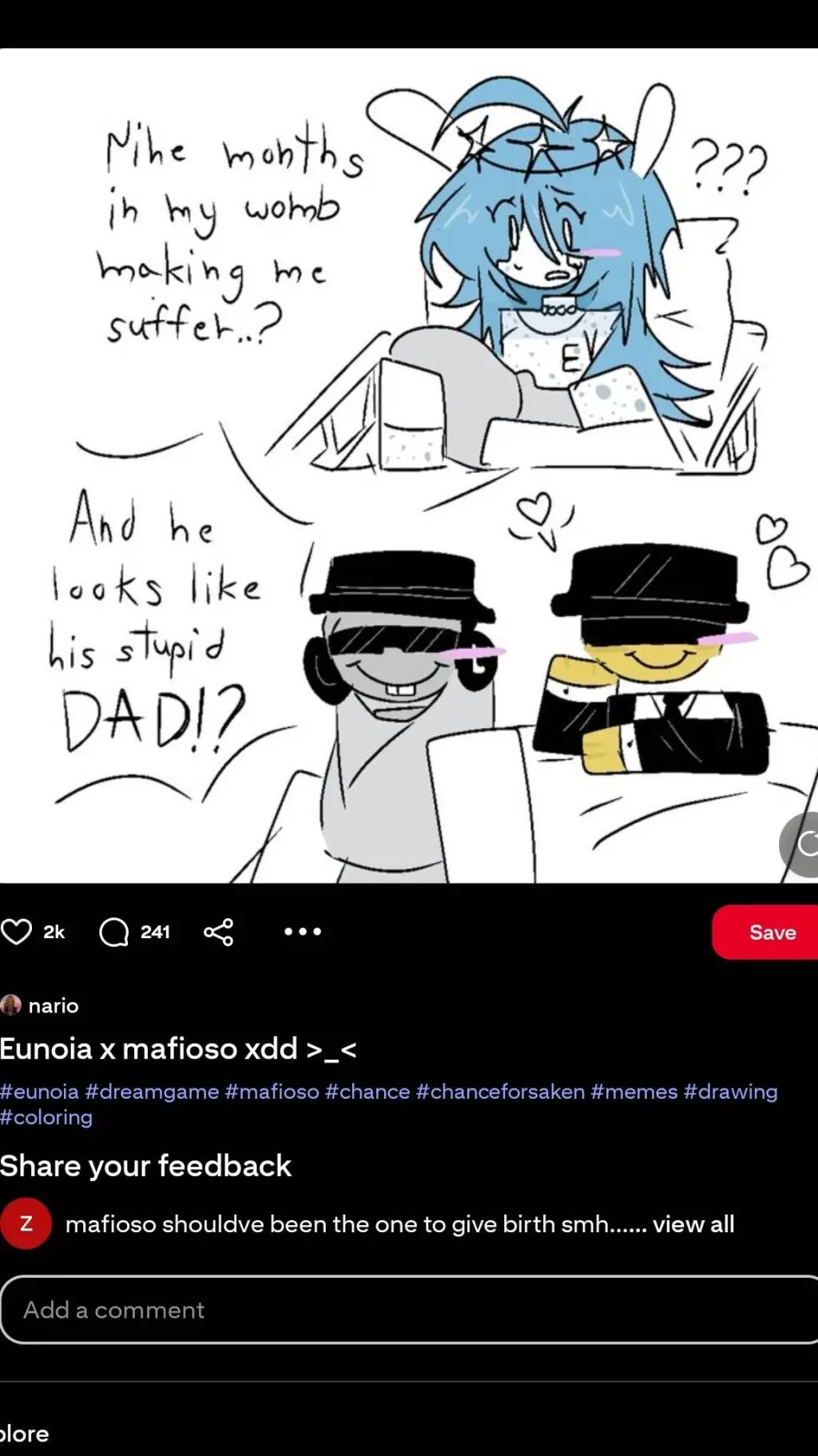 ai character: Eunioa and mafiso background