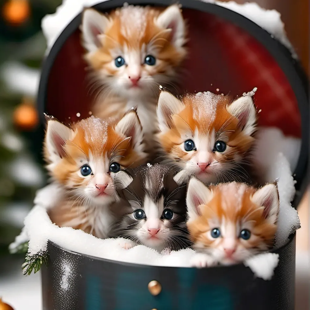 chat with ai character: Lost box kittens!