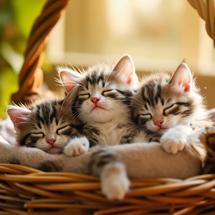 chat with ai character: 3 sleeping babies