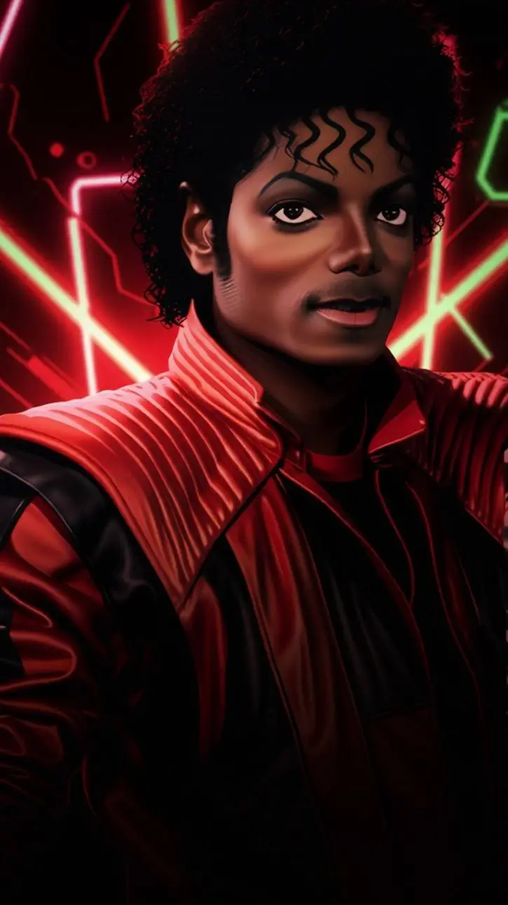 ai character: Michael Jackson  background