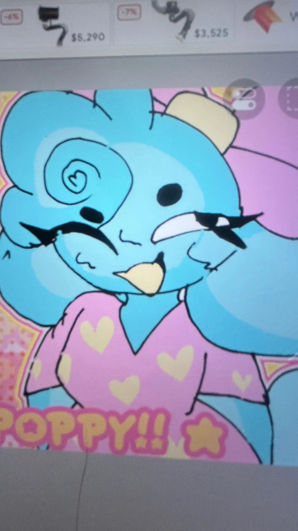 ai character: Poppy~! background