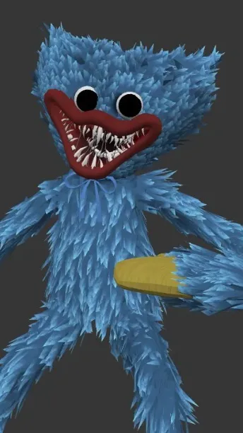 ai character: Huggy wuggy background