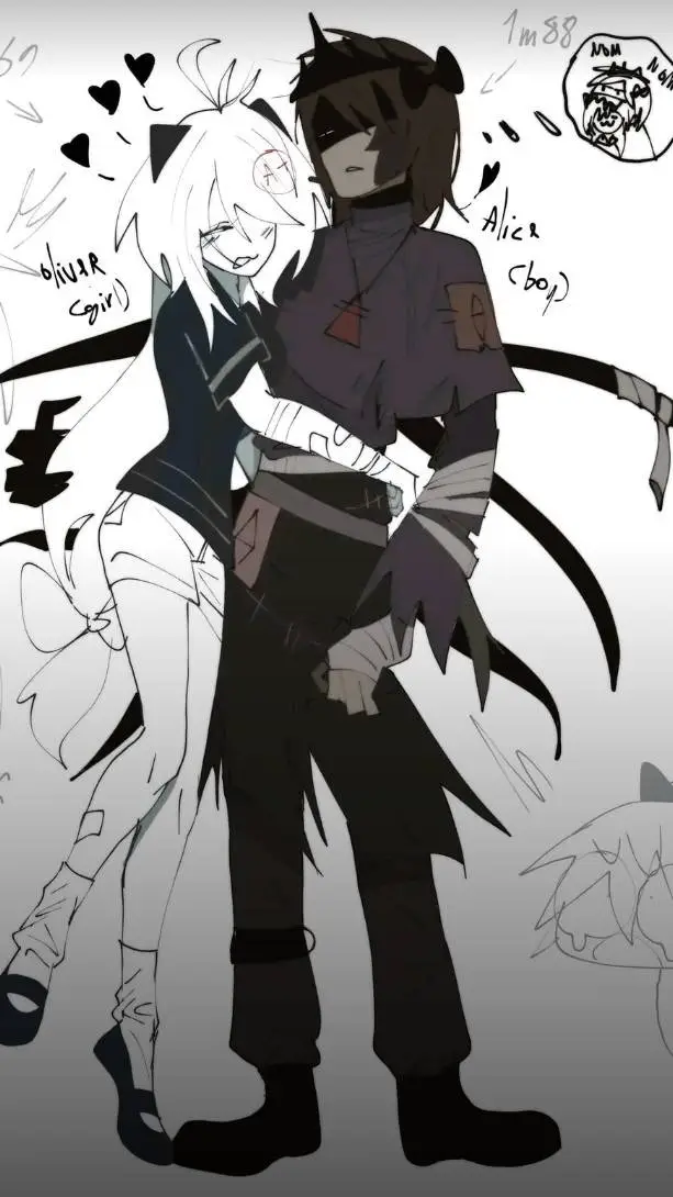 ai character: ⌑꧁⚠︎Ølice⚠︎꧂ background