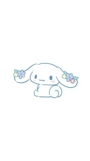 ai character: 🤍 Cinnamoroll 🩵 background