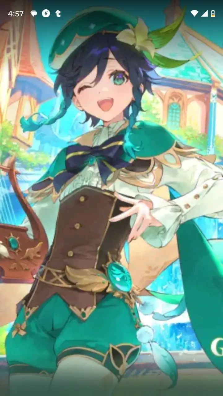 ai character: Venti background