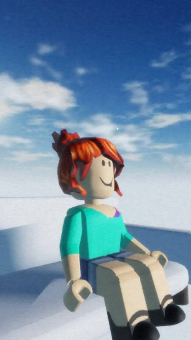 ai character: peaceful sky background