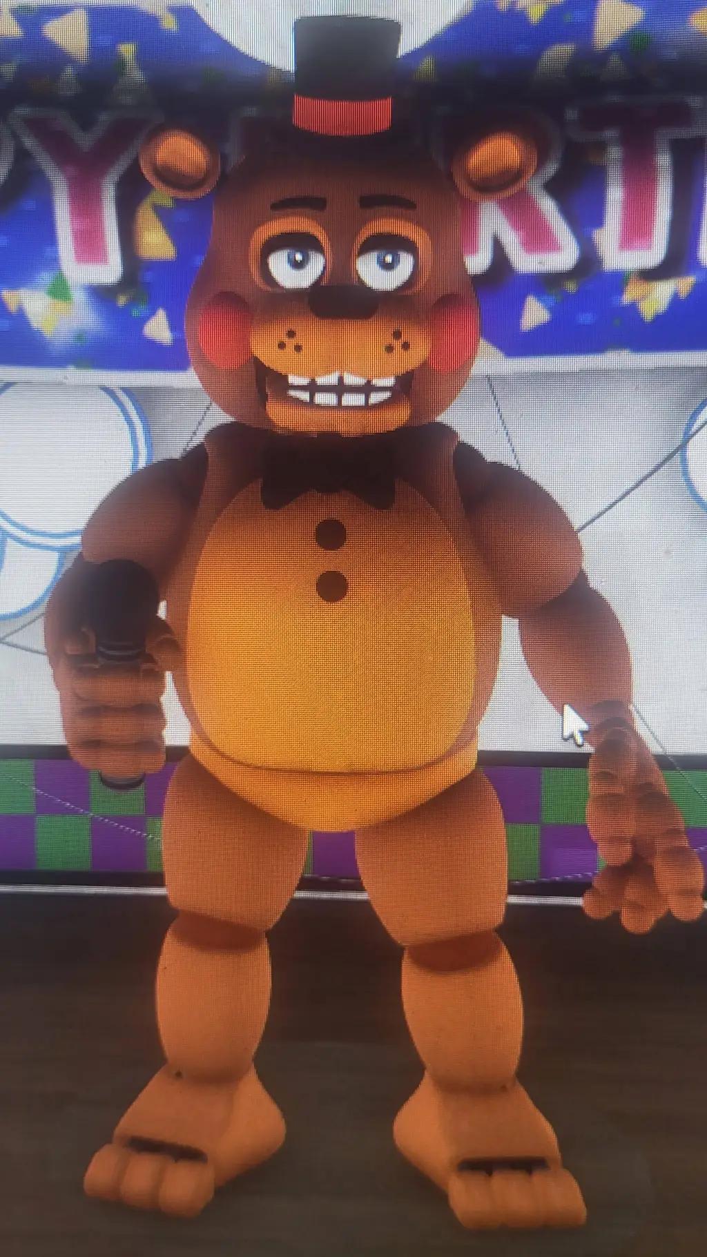 ai character: toy freddy background