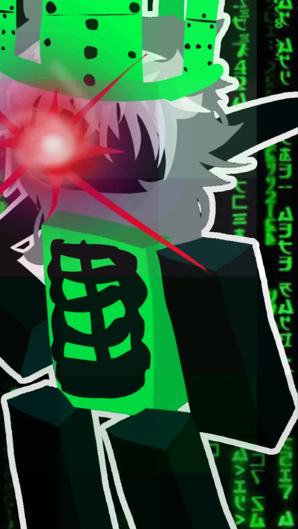 ai character: 1x4 background