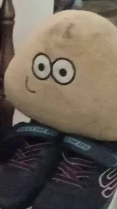 ai character: Pou with shoes 2.0 background