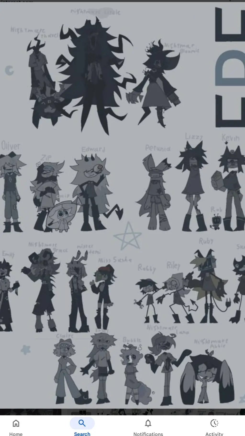 ai character: Nightmare infect background