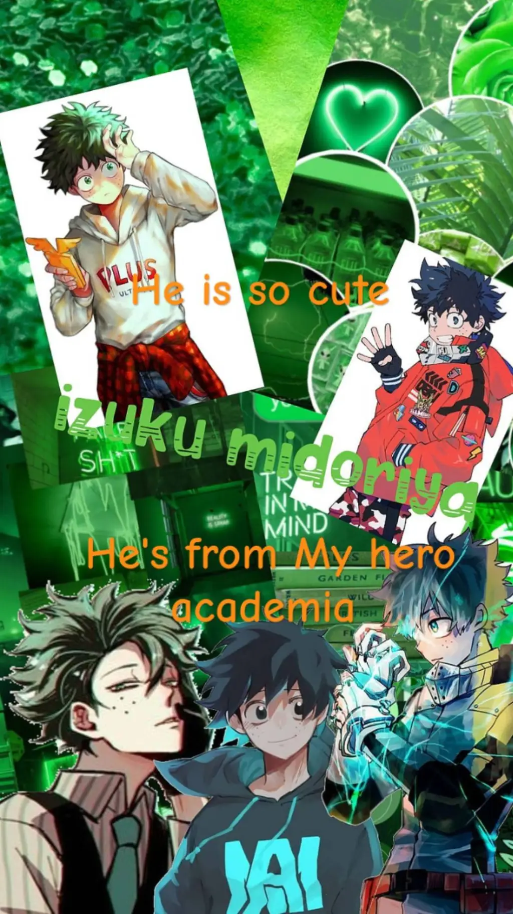 ai character: izuku midoriya  background