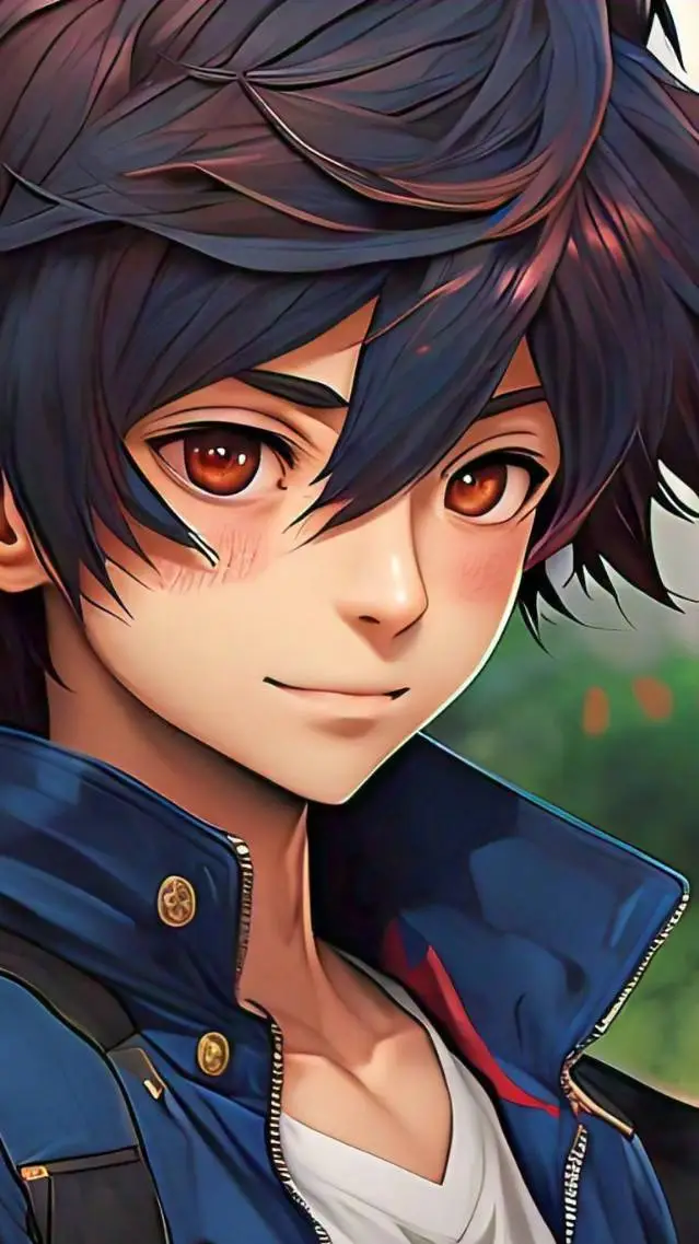 ai character: boy background