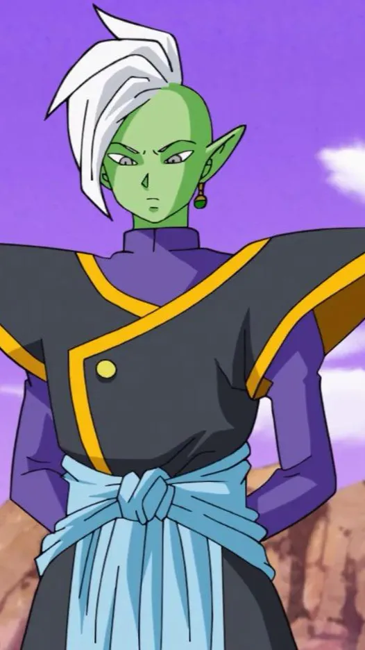 ai character: Zamasu the green background