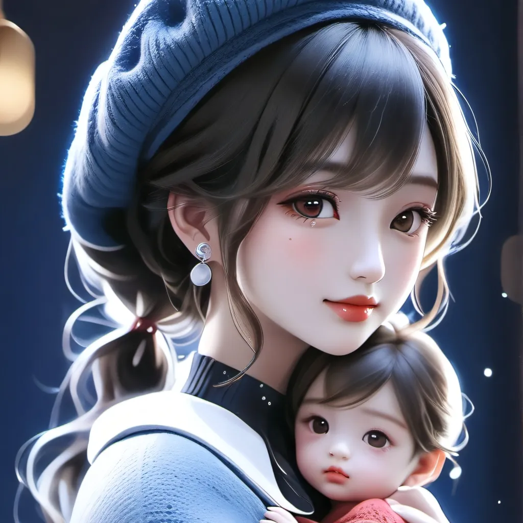 chat with ai character: mom and daughter 