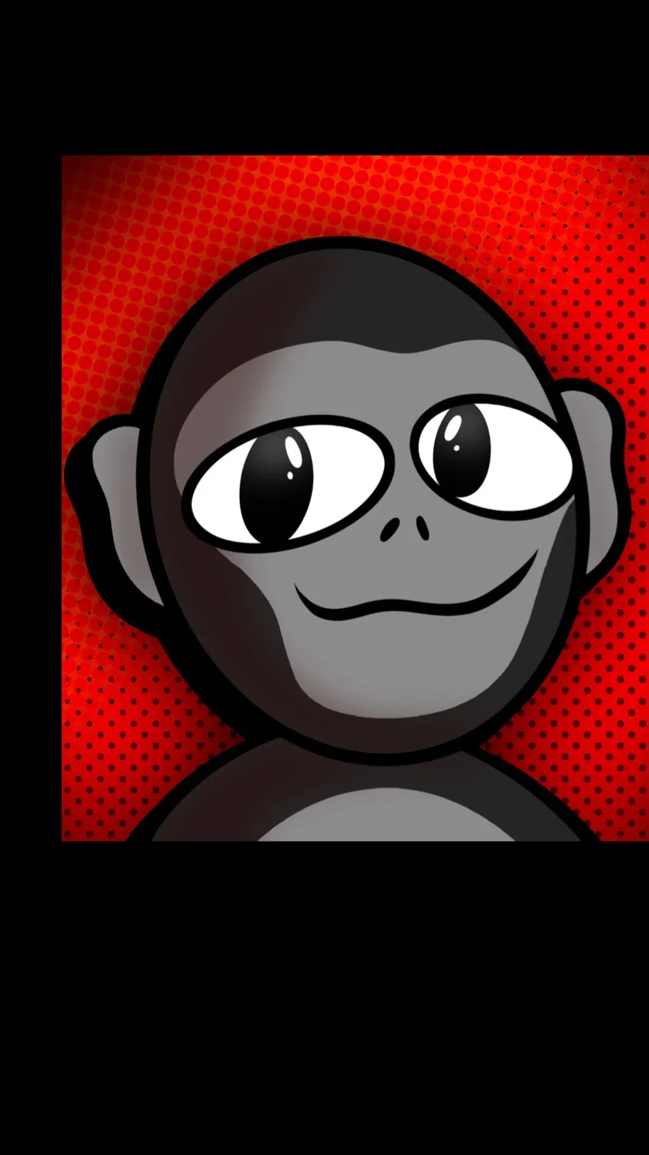 ai character: Og fun monke horro background
