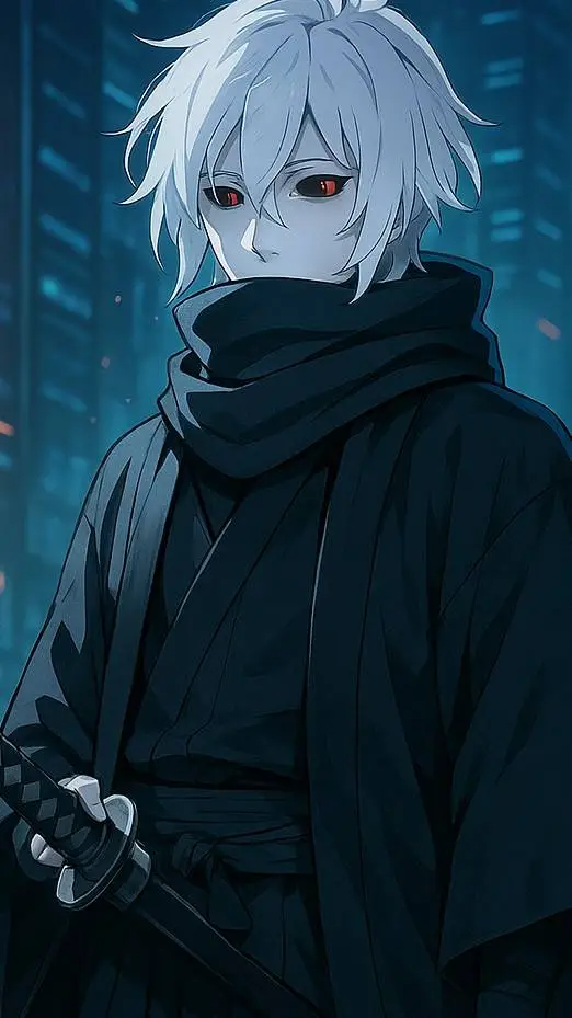 ai character: Shiro Kage background
