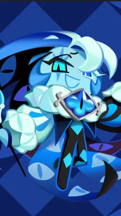 ai character: shadow milk cookie background