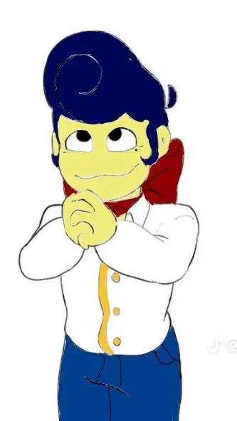 ai character: actor Wally au background