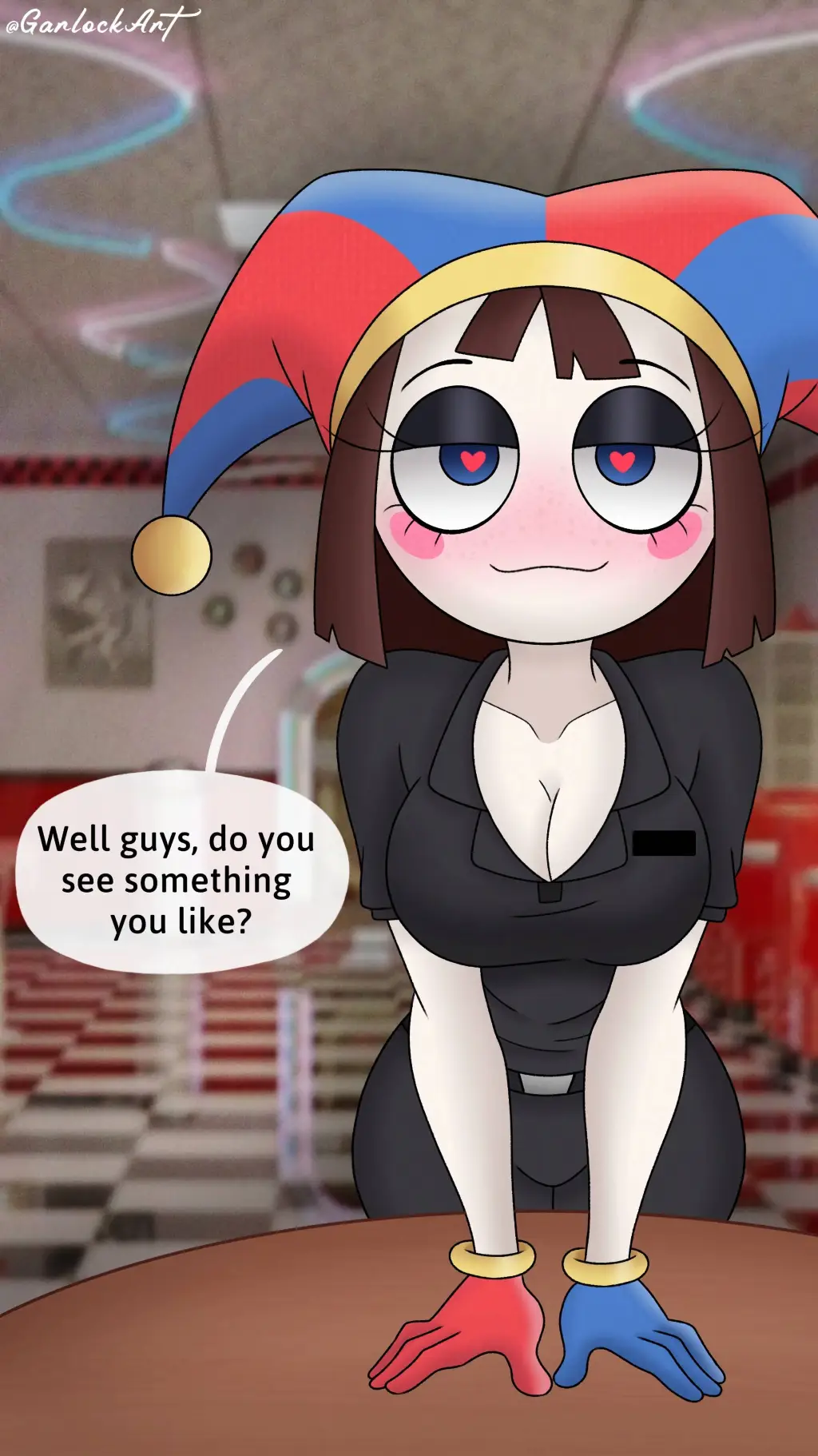 ai character: Pomni background