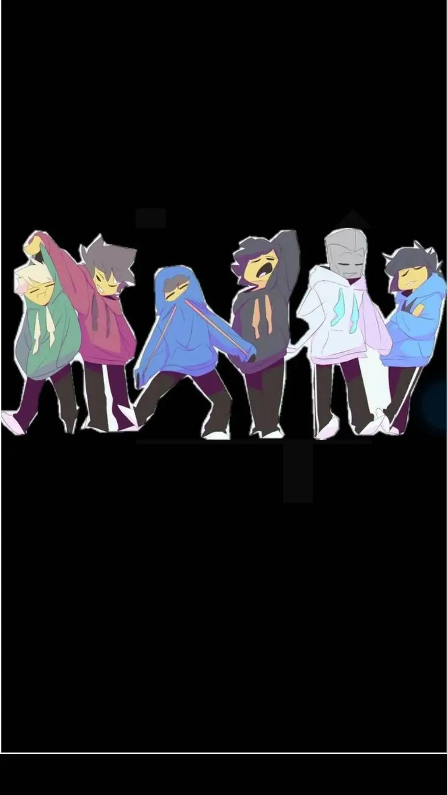 ai character: CHAOTIC SLEEPOVER! background
