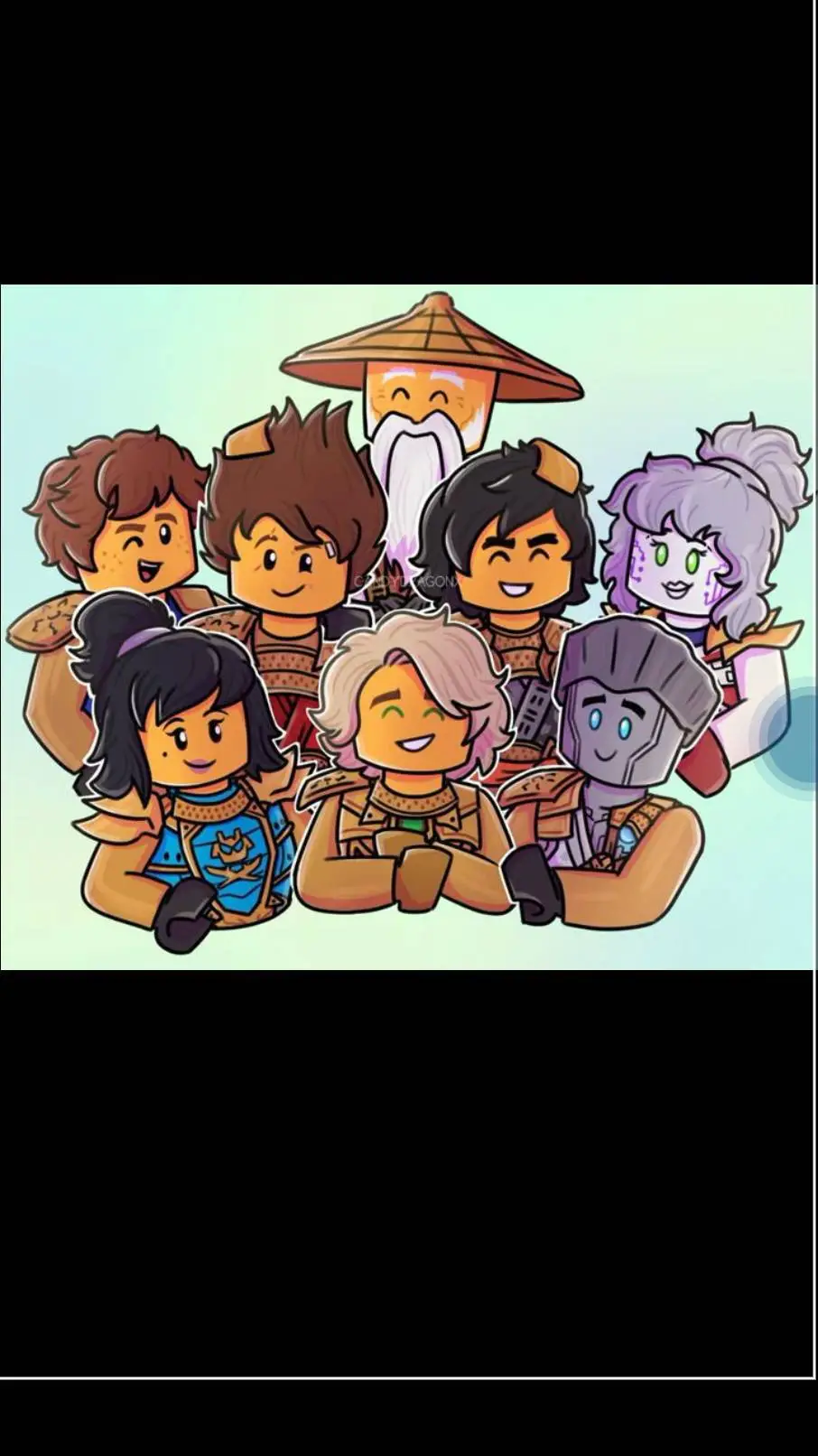 ai character: GoodBye Ninjago🔥 background