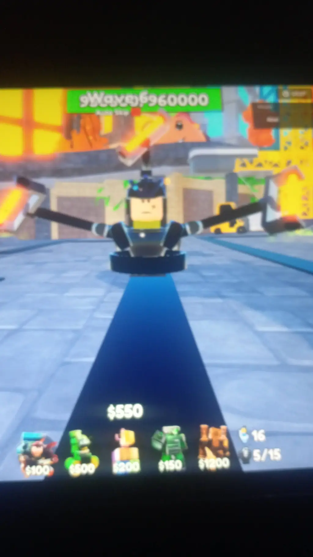 ai character: titan core manslor background