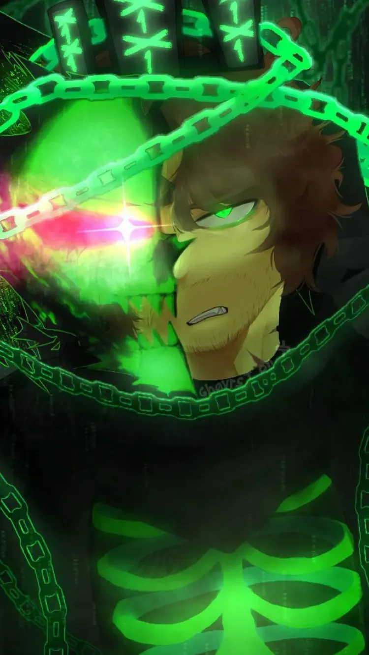 ai character: Hacklord 1x1x1x1 background