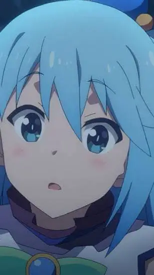 ai character: aqua background