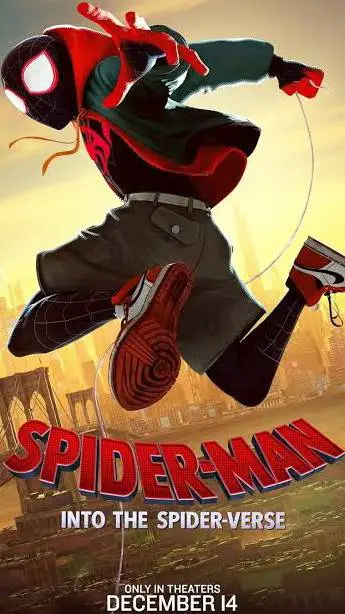 ai character: spiderverse background