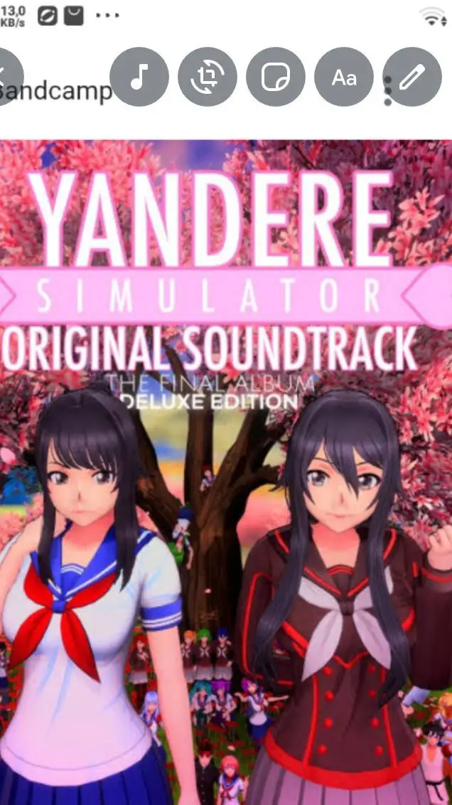 ai character:   yandere  simulet background