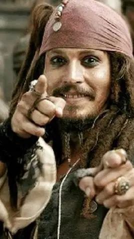 ai character: Jack sparrow ❤ background