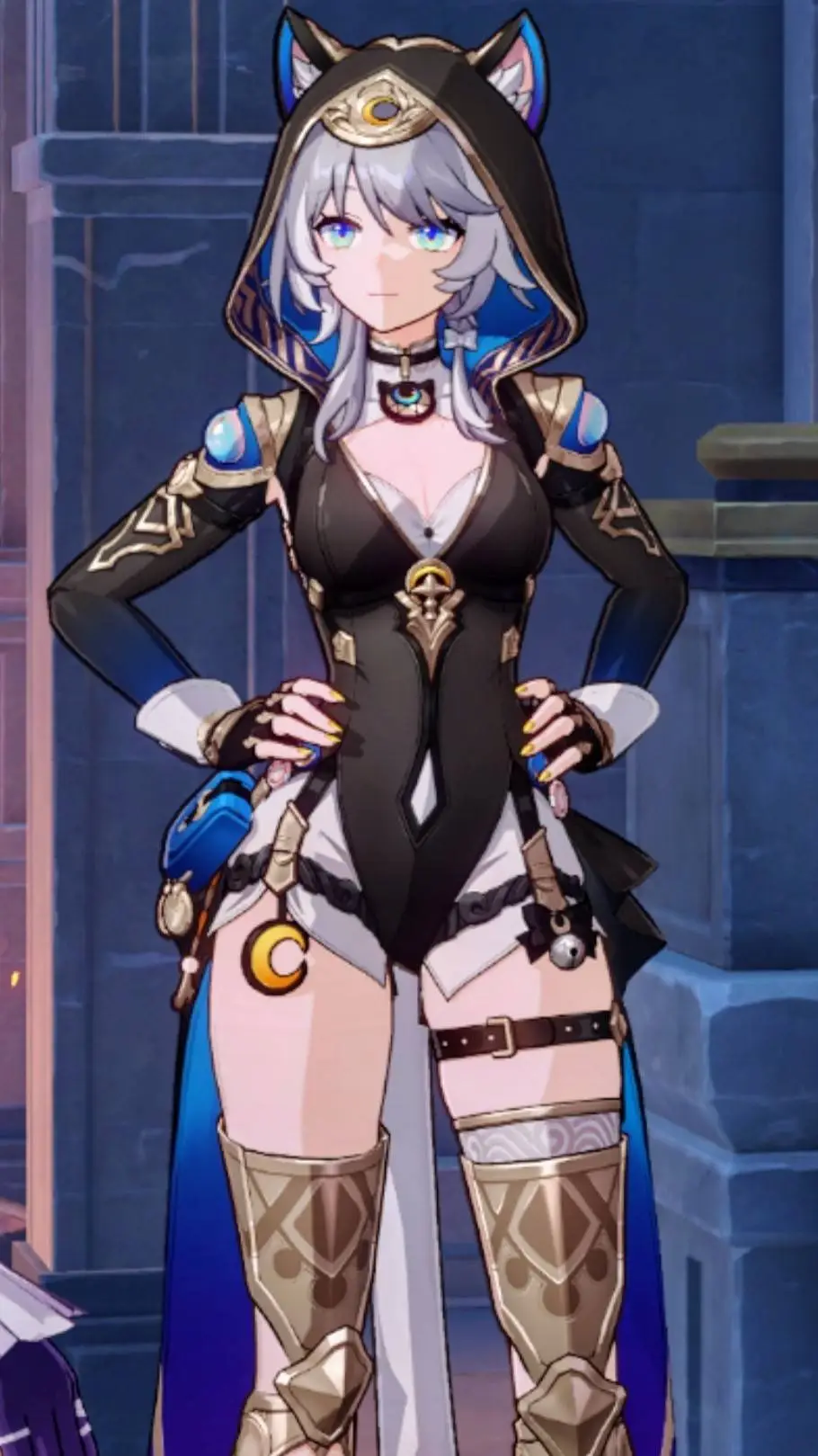 ai character: 赛飞儿 background