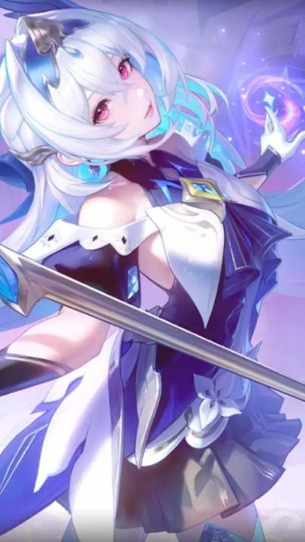 ai character: 时光魔法少女 background