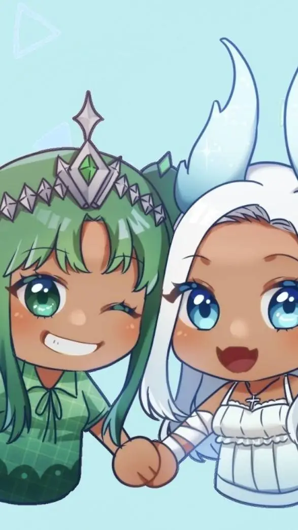 ai character: crystalline gamerz background