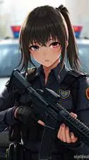 ai character: Female officer background