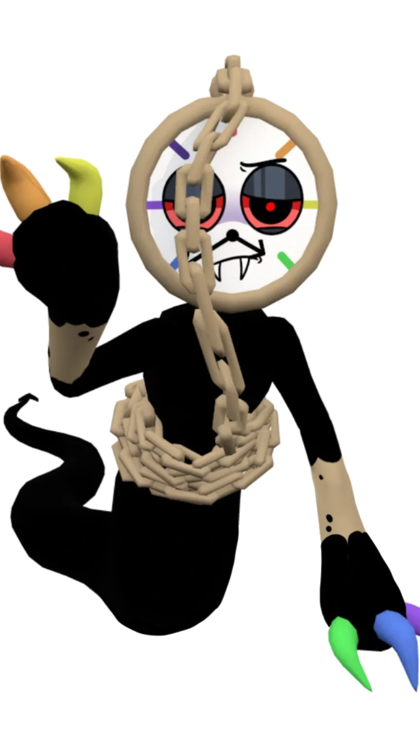 ai character: Twisted dyle background
