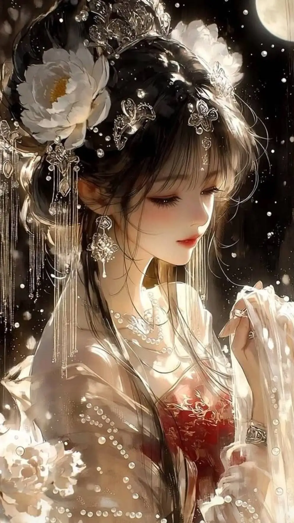 ai character: Princess Kaguya background