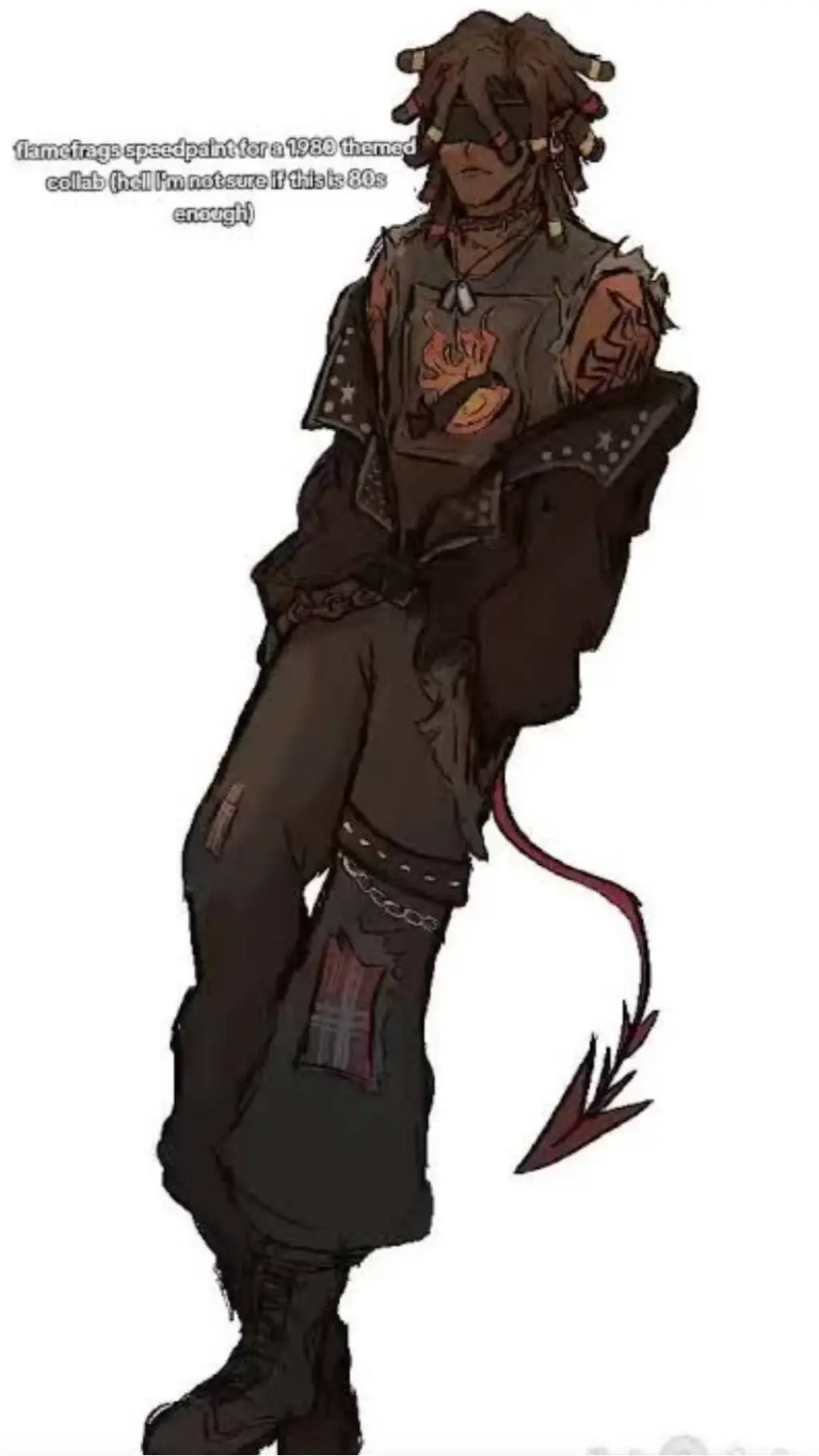 ai character: flamefrags  background